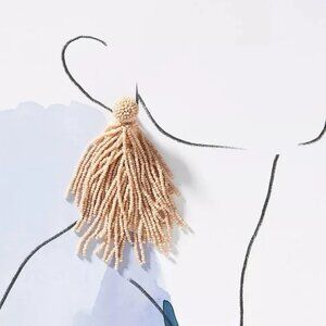 Anthropologie Deepa Tasseled Drop Earrings